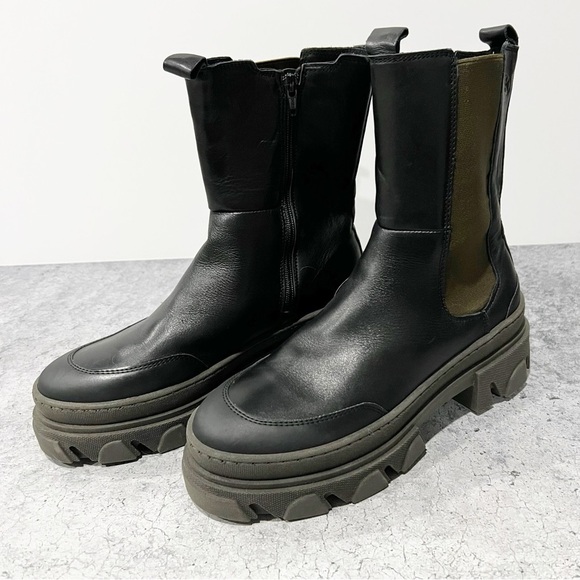 POST XCHANGE Shane 52 Boot Lug Black Zip Size EU 41 US 10 NEW - Picture 5 of 10